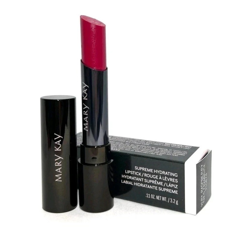 Mary Kay Supreme Hydrating Lipstick Shade VERY RASPBERRY 200874 NIB